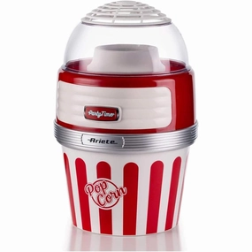 Ariete 2957 Retro Style Popcorn Maker - 2-Minute Fast Popping, Fat-Free Cooking, with Serving Bowl - Red phone accessories, mobile phone cases, best charging cable