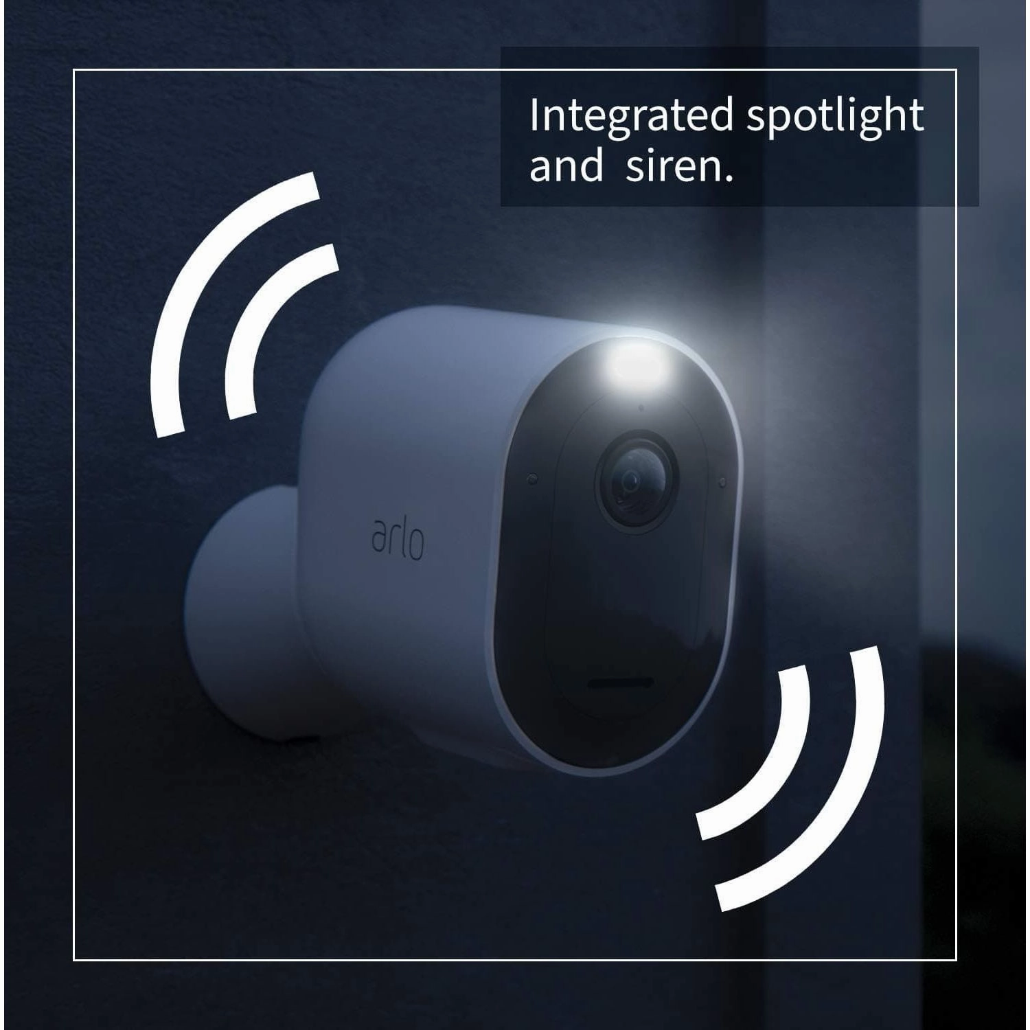 Arlo Pro3 Wireless Home Security Camera System CCTV, WiFi, 6-Month Battery Life, Colour Night Vision, Indoor or Outdoor, 2K HDR, 2-Way Audio, Spotlight, 160 View, Alarm, 2 Camera Kit, VMS4240B