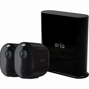Arlo Pro3 Wireless Home Security Camera System CCTV, WiFi, 6-Month Battery Life, Colour Night Vision, Indoor or Outdoor, 2K HDR, 2-Way Audio, Spotlight, 160 View, Alarm, 2 Camera Kit, VMS4240B camera and photography, photography gear, professional camera k