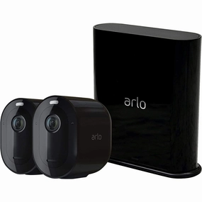 Arlo Pro3 Wireless Home Security Camera System CCTV, WiFi, 6-Month Battery Life, Colour Night Vision, Indoor or Outdoor, 2K HDR, 2-Way Audio, Spotlight, 160 View, Alarm, 2 Camera Kit, VMS4240B digital cameras, buy mirrorless camera, compact cameras sale