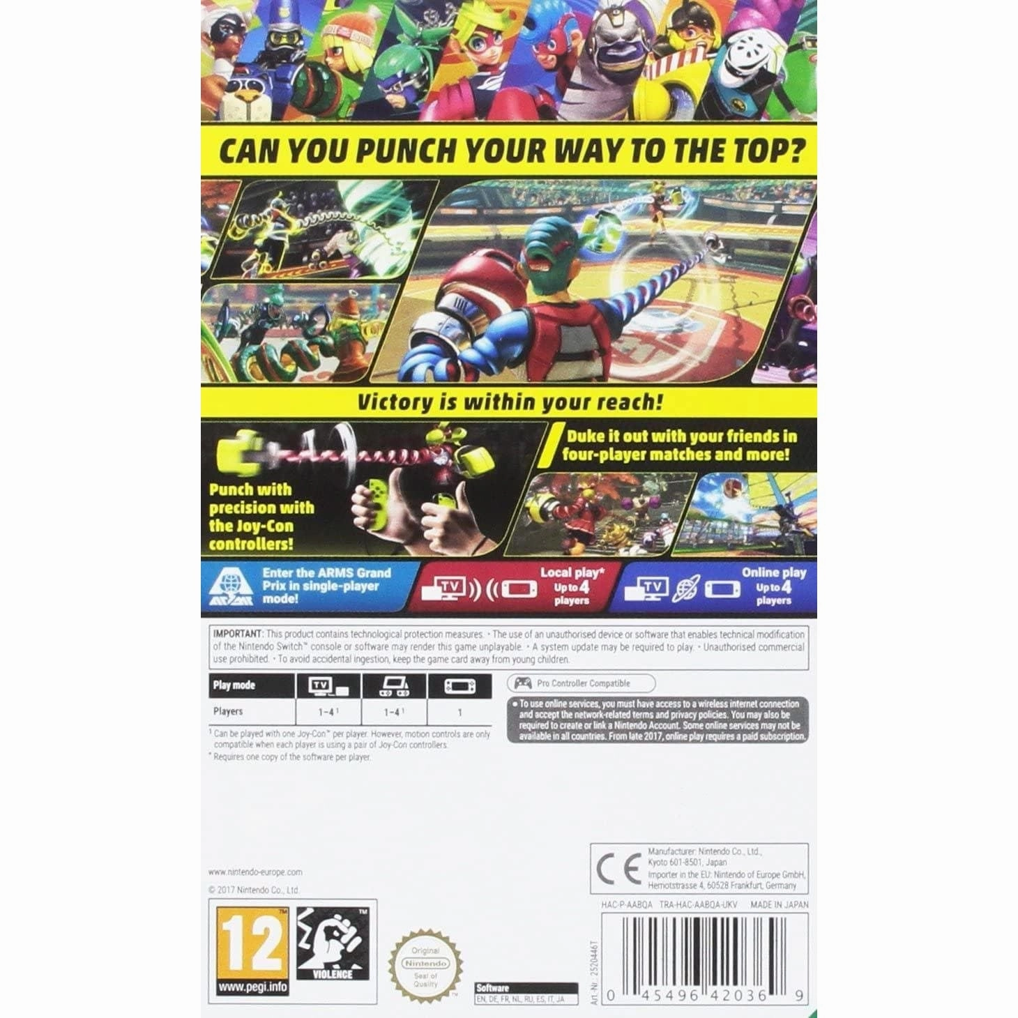 ARMS for Nintendo Switch