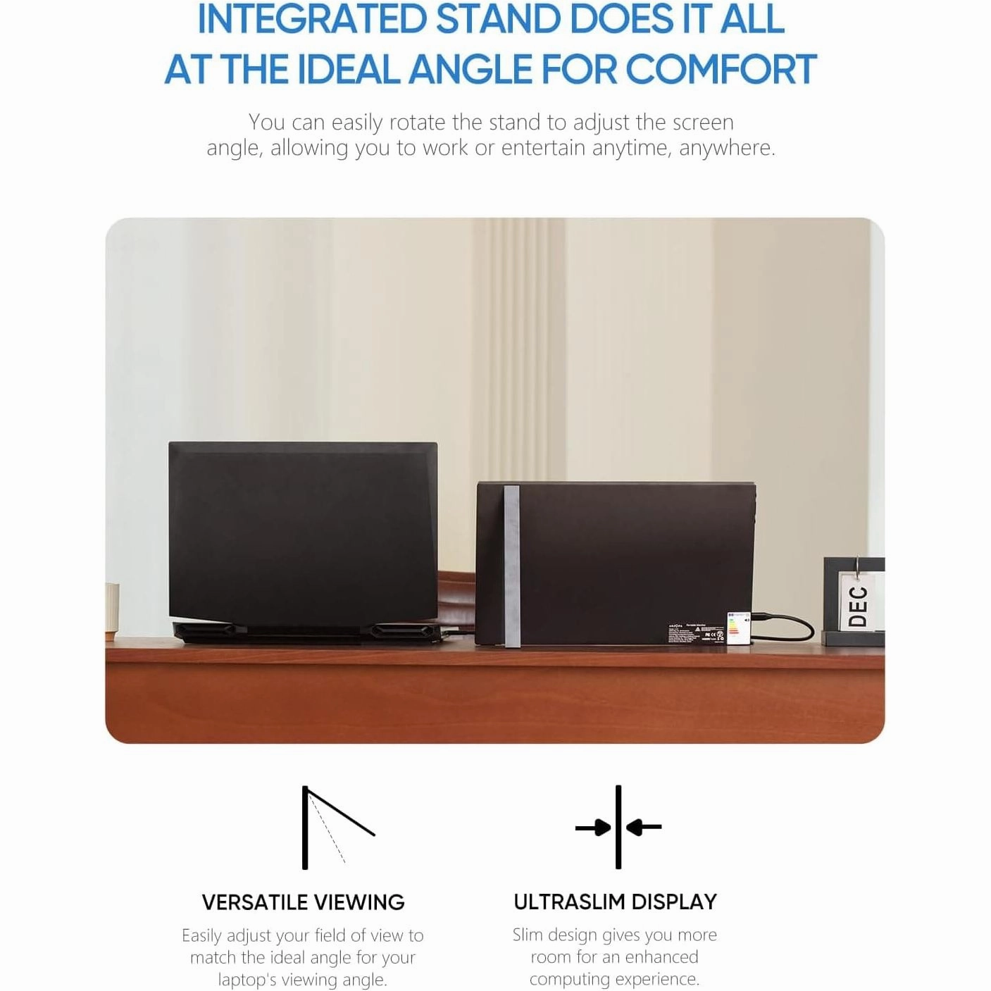 ARZOPA 16.1" FHD 144Hz IPS Portable Monitor - HDMI/USB-C - Eye Protection for Laptop, PC, Mac, PS3/4/5, Xbox