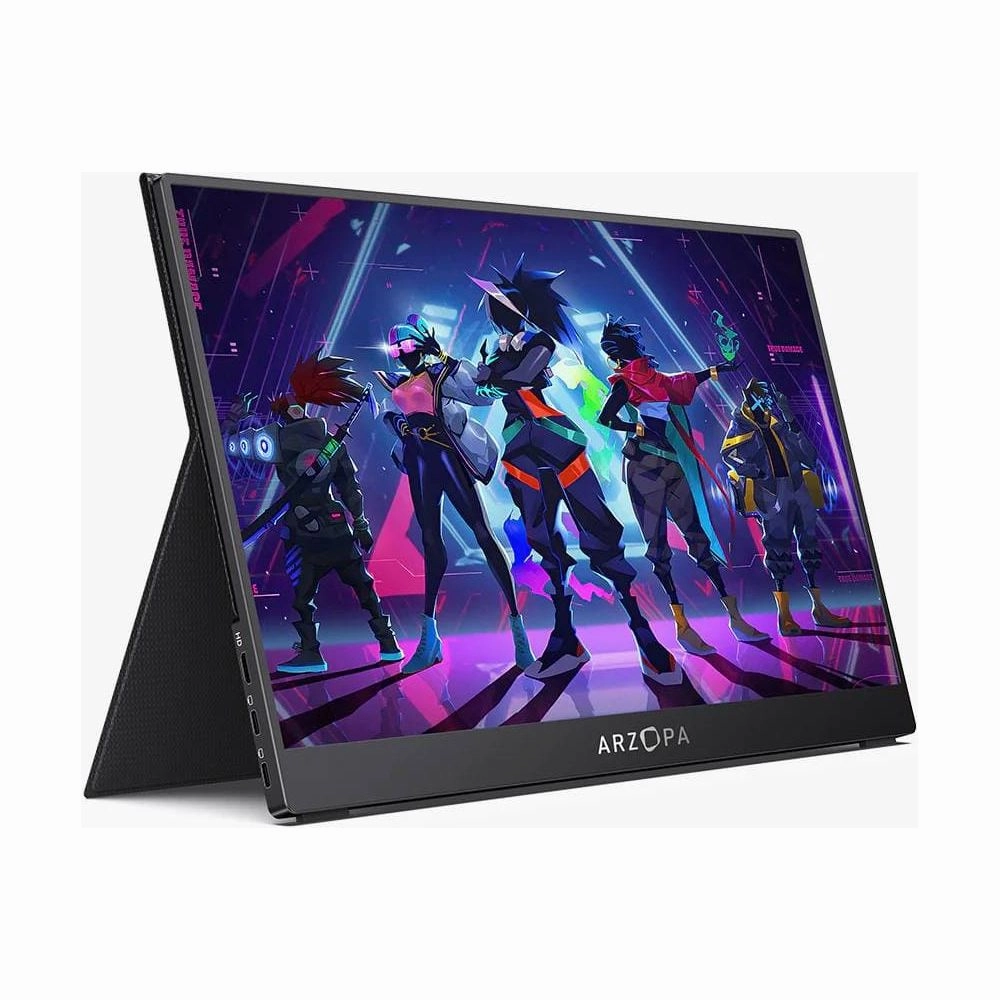 Arzopa Portable Monitor, G1 GAME 15.6 Inch 144HZ 19201080 FHD, 100% SRGB IPS Monitor Screen