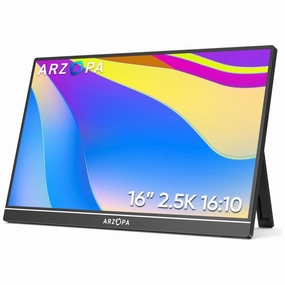 Arzopa Z1RC 16.0" 2K FHD Portable Monitor retro game consoles, buy sega console, retro gaming accessories