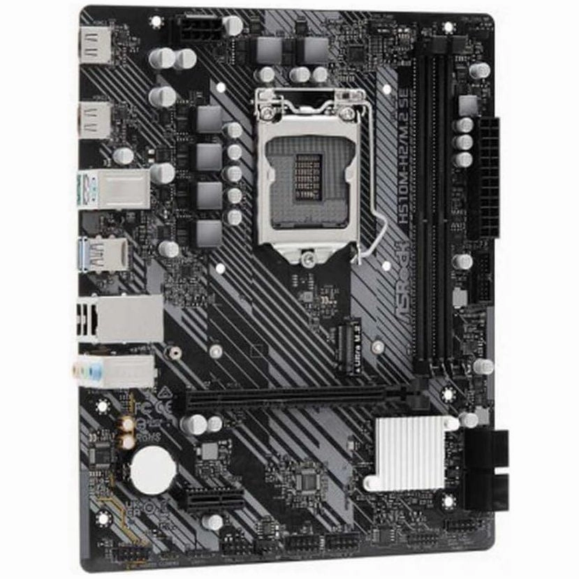 ASRock H510M-H2/M.2 SE Micro ATX Motherboard, Intel H510, LGA 1200, Dual DDR4, Dual HDMI, M.2 Slot