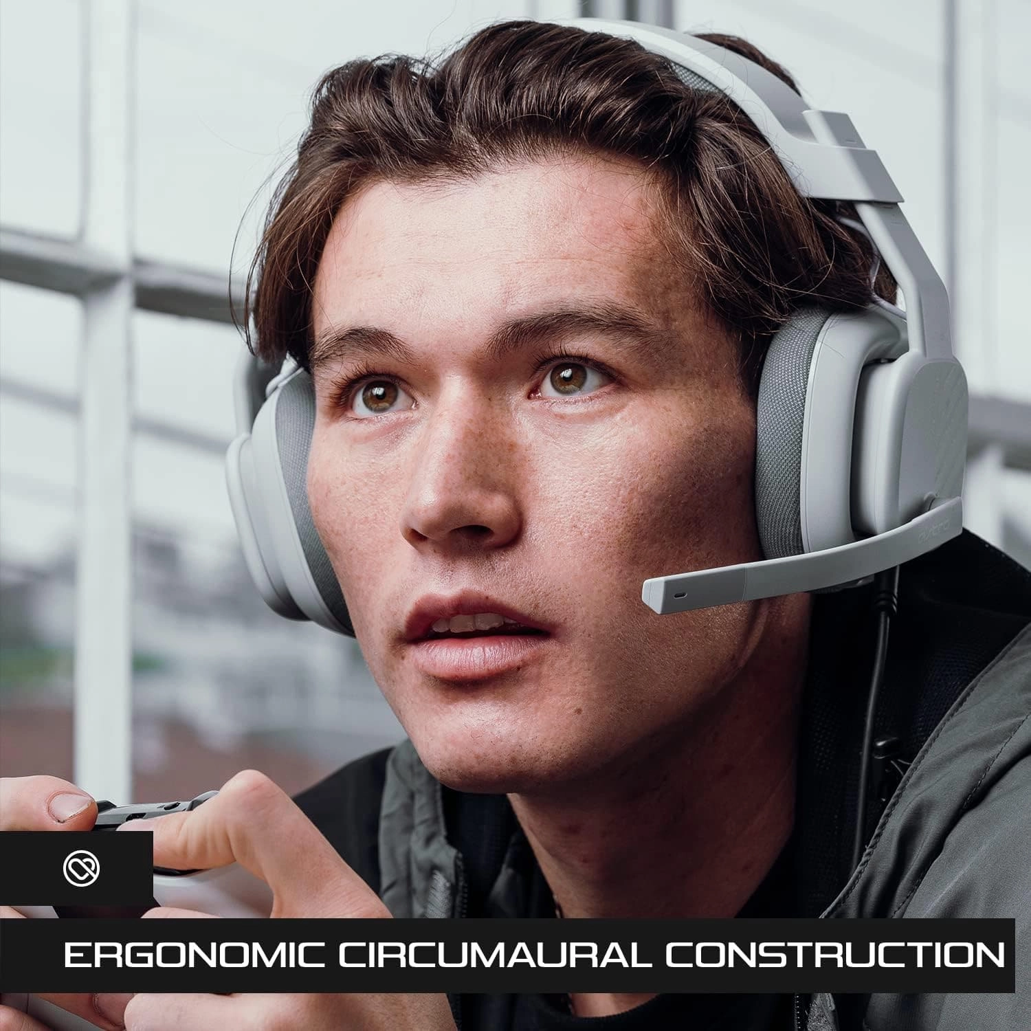 ASTRO A10 Gaming Headset Gen 2 Wired Headset, Over-ear Gaming Headphones, Lightweight, Flip-to-mute microphone, 32 mm drivers, For Xbox Series X|S, Xbox One, PS5, PS4, Nintendo Switch, PC - Grey