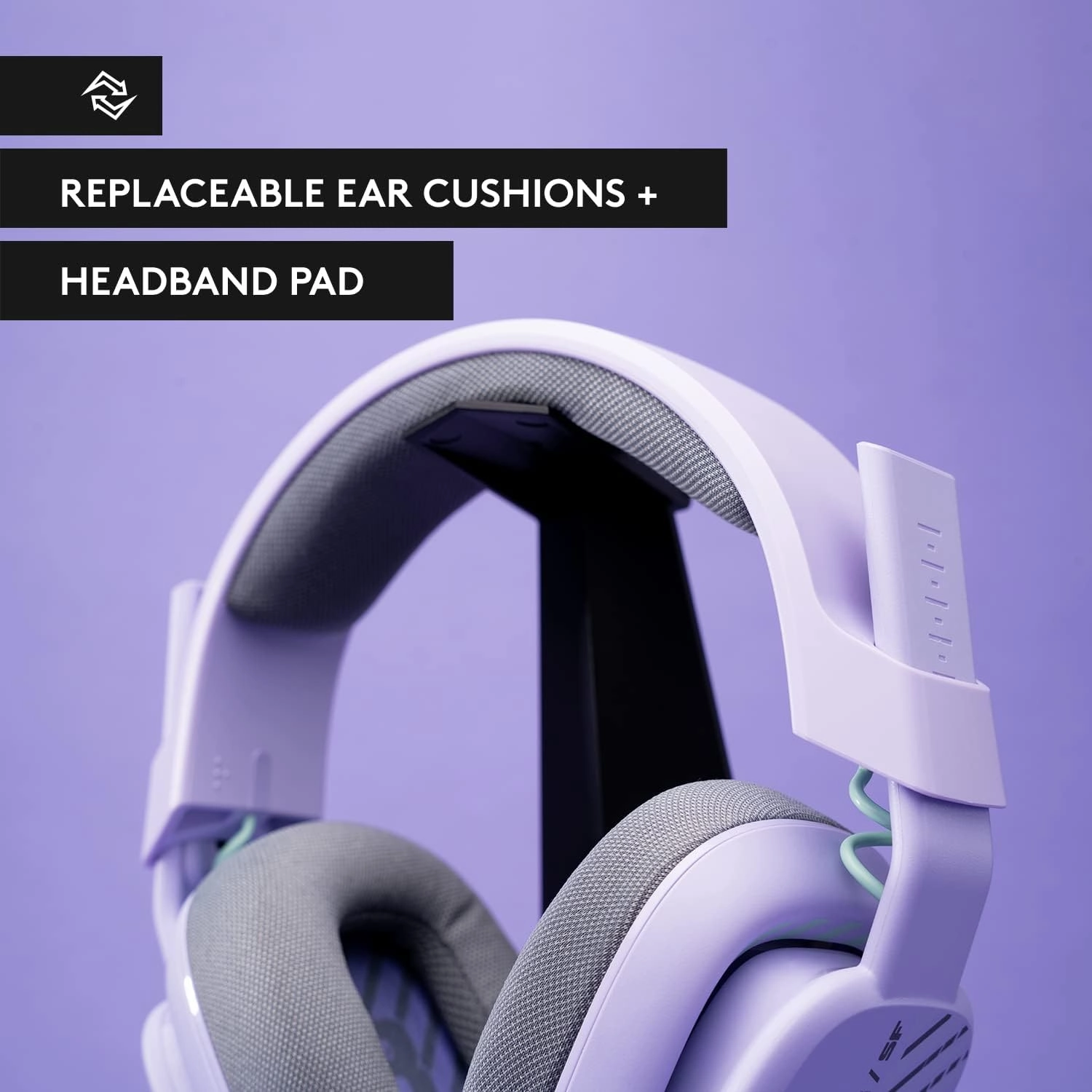 ASTRO A10 Gaming Headset Gen 2 Wired Headset, Over-ear Gaming Headphones, Lightweight, Flip-to-mute microphone, 32 mm drivers, For Xbox Series X|S, Xbox One, PS5, PS4, Nintendo Switch, PC - Lilac