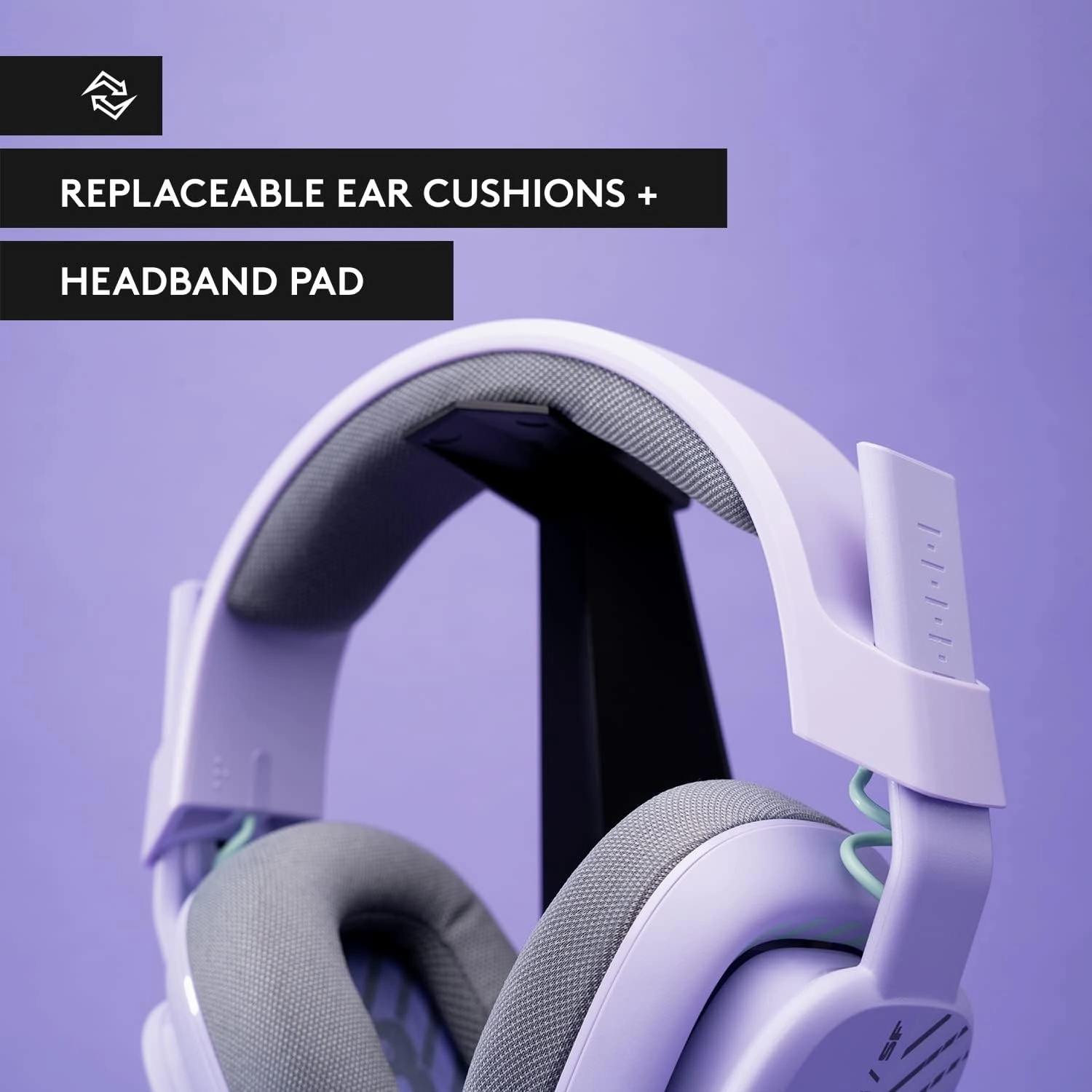 ASTRO A10 Gaming Headset Gen 2 Wired Headset, Over-ear Gaming Headphones, Lightweight, Flip-to-mute microphone, 32 mm drivers, For Xbox Series X|S, Xbox One, PS5, PS4, Nintendo Switch, PC - Lilac