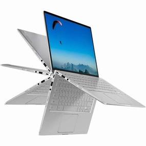 ASUS C434 Full HD 14" Touchscreen ChromeBook - Intel M3-8100Y Processor, 128 GB eMMC, 4 GB RAM, 360 Degree Full HD Rotatable NanoEdge - Silver computing devices, pc accessories, cheap computer online