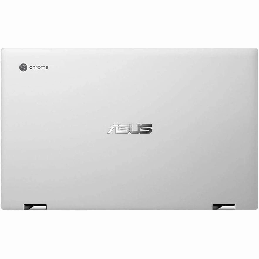 ASUS C434 Full HD 14" Touchscreen ChromeBook - Intel M3-8100Y Processor, 128 GB eMMC, 4 GB RAM, 360 Degree Full HD Rotatable NanoEdge - Silver