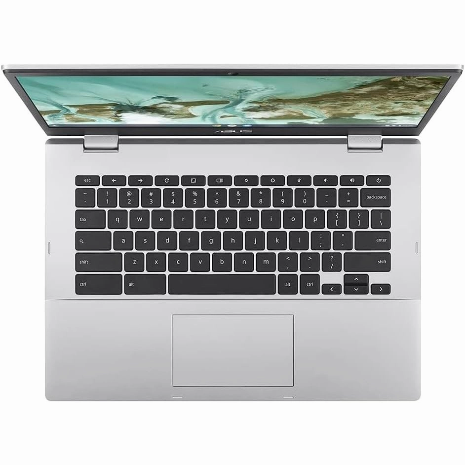 ASUS Chromebook 14 CX1400CK Laptop, Intel Celeron N4500, 4GB RAM, 64GB eMMC, Chrome OS