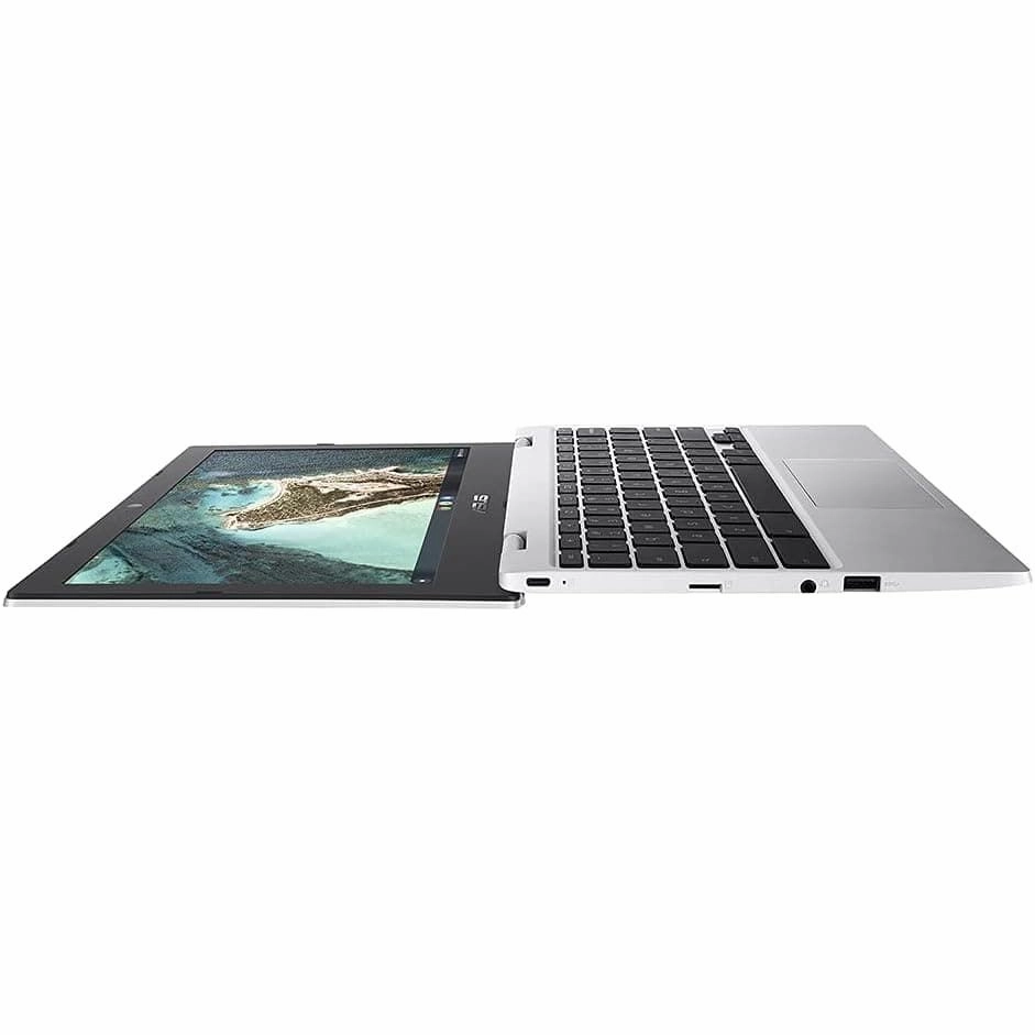 ASUS Chromebook CX1100 11.6" Laptop (Intel Celeron Processor, 4GB RAM, 64GB eMMC, Chrome OS), Silver