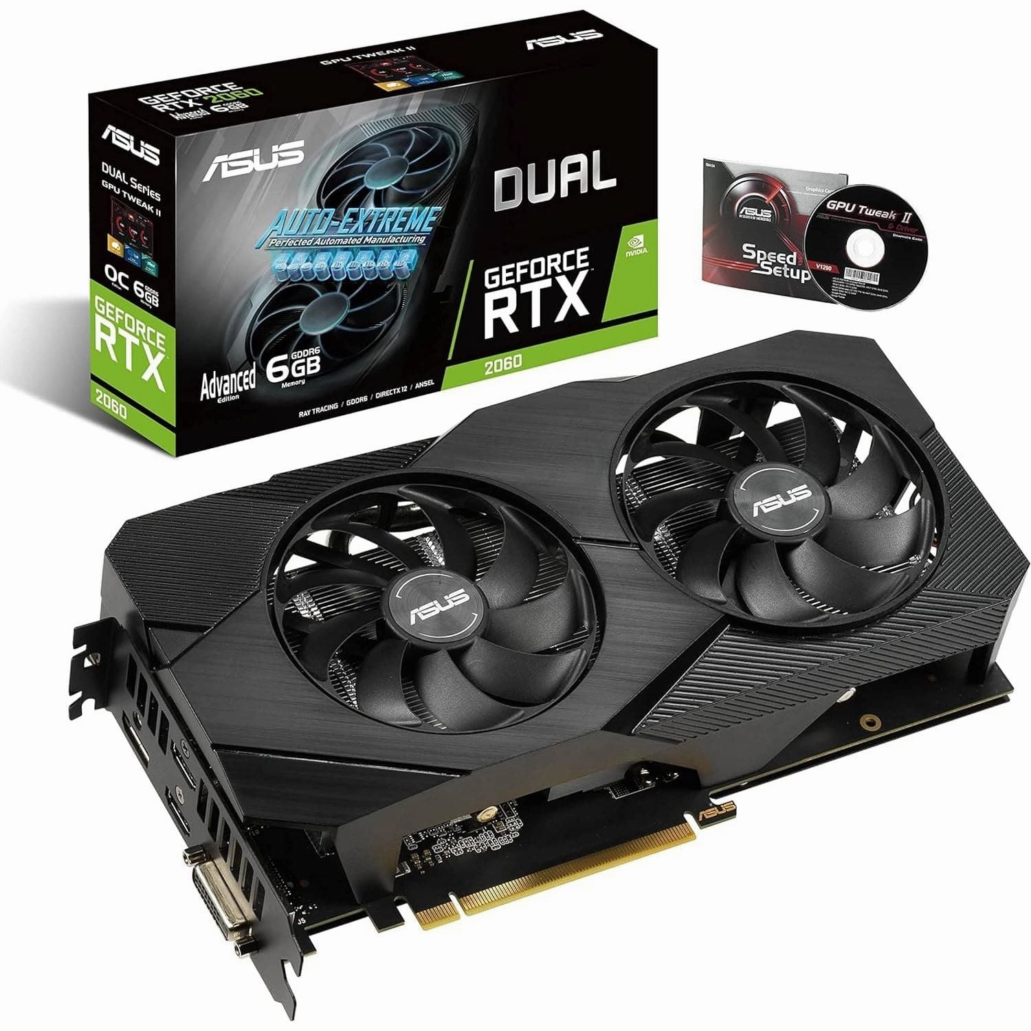 ASUS Dual EVO Gaming GeForce RTX 2060 Advanced Edition 6GB GDDR6 - NVIDIA Turing Architecture computing devices, pc accessories, cheap computer online