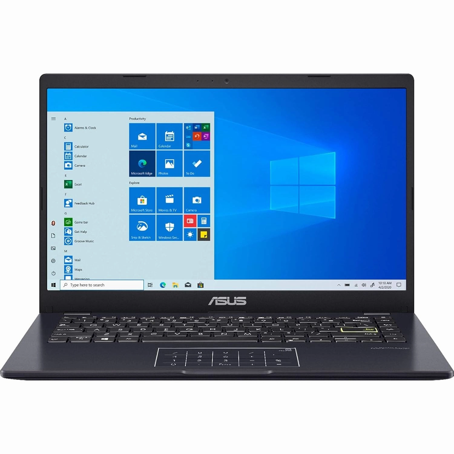 Asus E410M Laptop - Intel Celeron N4020, 4GB RAM, 64GB SSD, 14" Display, Windows 11 computer monitors, 4k monitor for work, gaming monitors sale