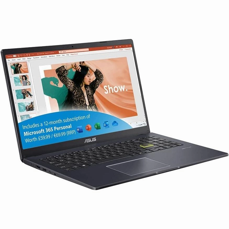 Asus E510, Intel N4020, 4GB RAM, 128GB SSD, 15", Windows 10 - Navy Blue mobile phone and accessories, smartphone gadgets, screen protectors for iphone