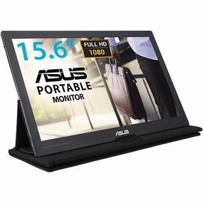 ASUS MB169C  15.6" Portable FHD Monitor, IPS, Flicker-Free, Low Blue Light, TUV Certified, USB-C DisplayPort Compatible computing devices, pc accessories, cheap computer online