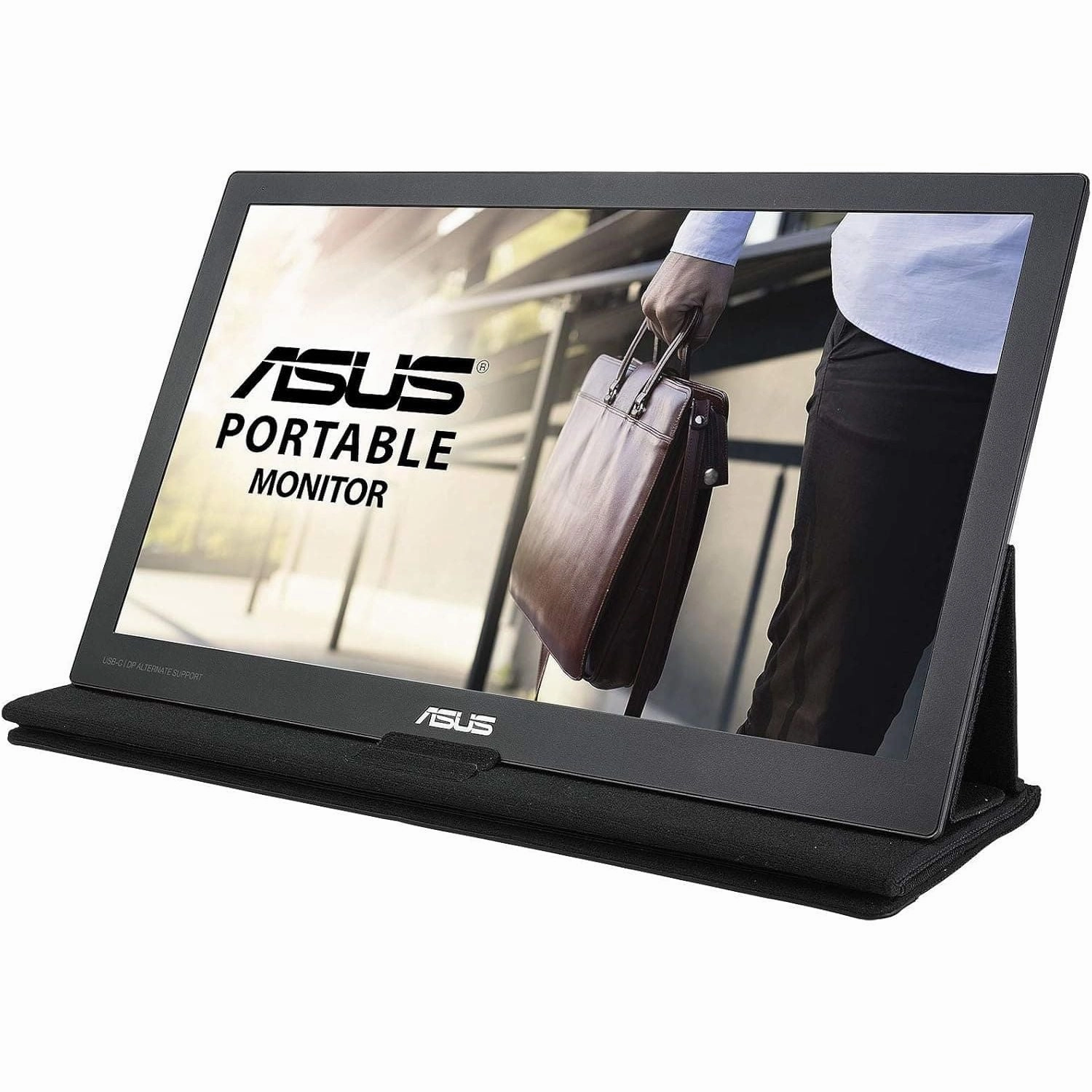 ASUS MB169C  15.6" Portable FHD Monitor, IPS, Flicker-Free, Low Blue Light, TUV Certified, USB-C DisplayPort Compatible