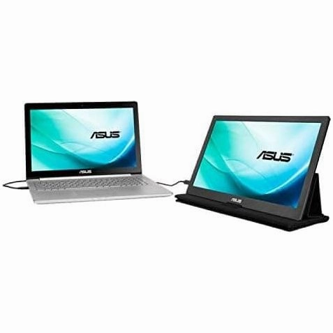 ASUS MB169C  15.6" Portable FHD Monitor, IPS, Flicker-Free, Low Blue Light, TUV Certified, USB-C DisplayPort Compatible