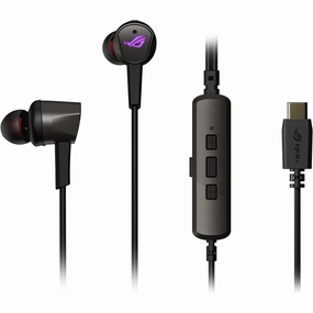 ASUS ROG Cetra II in-Ear Gaming Headphones | Earbuds, Microphone, ANC, USB-C, Aura Sync RGB Lighting, Bundled Travel Case, Silicon Tips, Compatible with Laptop, Switch, ROG Phone and Smart Devices bluetooth headphones, cheap wireless headphones, headphones