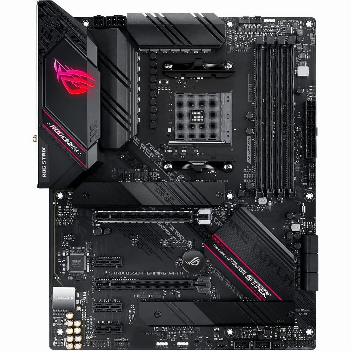 Asus ROG STRIX B550-F GAMING(WI-FI) Motherboard PC base AMD AM4 Form factor ATX Motherboard chipset AMD B550