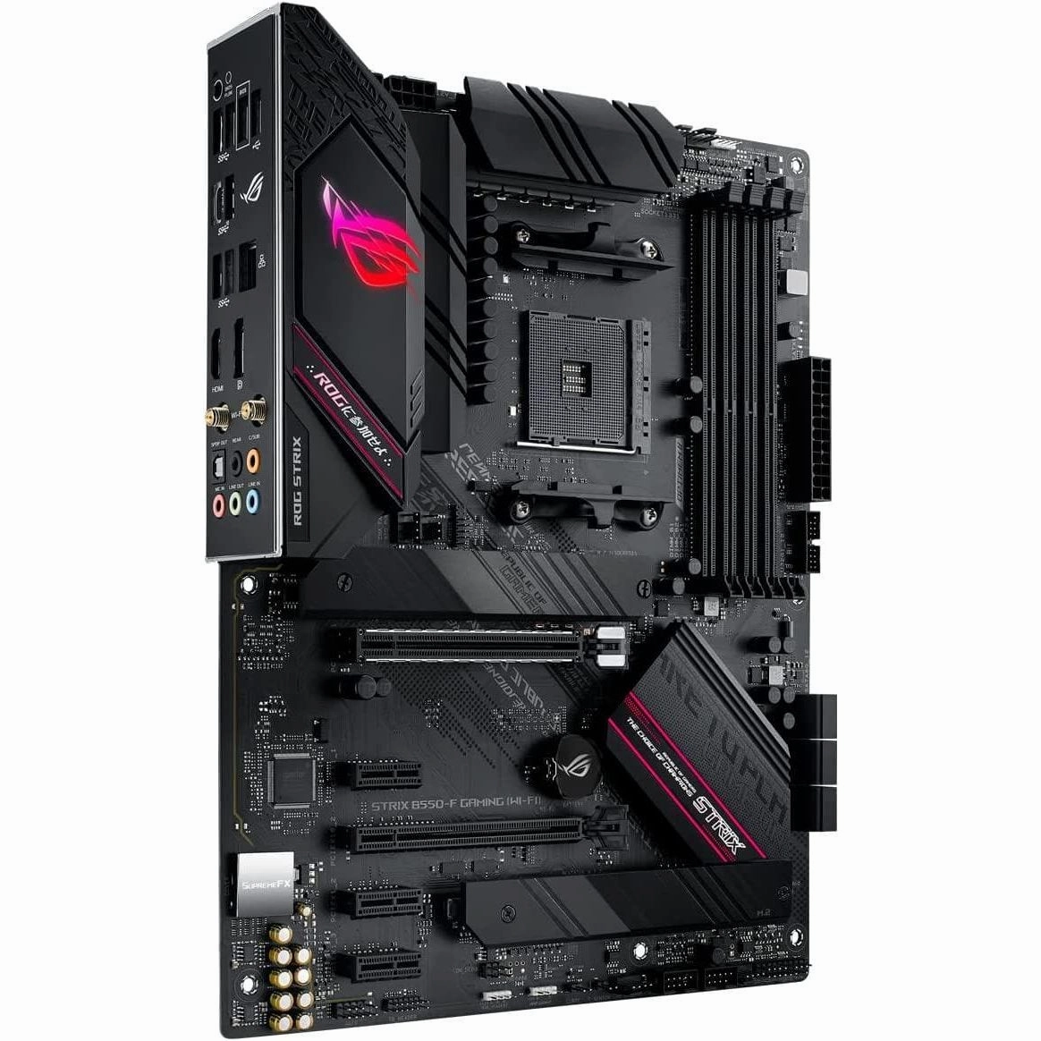 Asus ROG STRIX B550-F GAMING(WI-FI) Motherboard PC base AMD AM4 Form factor ATX Motherboard chipset AMD? B550