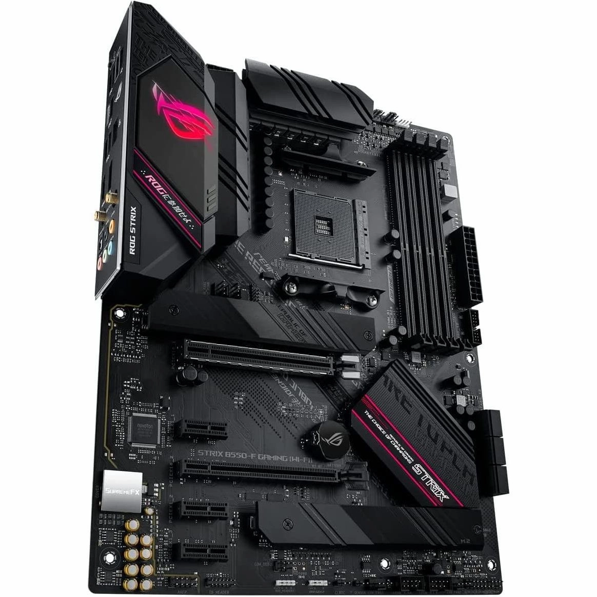 Asus ROG STRIX B550-F GAMING(WI-FI) Motherboard PC base AMD AM4 Form factor ATX Motherboard chipset AMD? B550