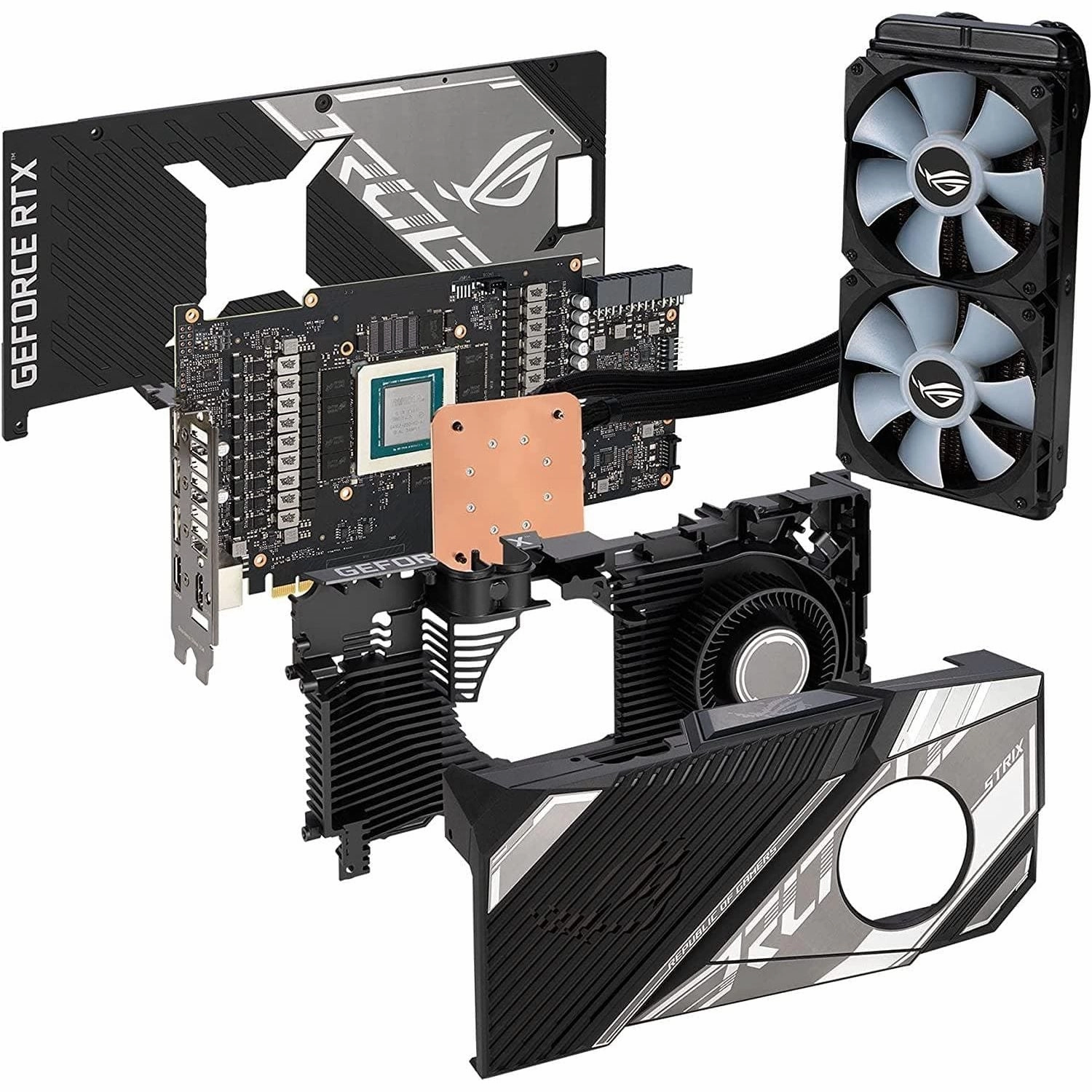 Asus ROG Strix LC Nvidia GeForce RTX 3080 Ti OC Graphics Card