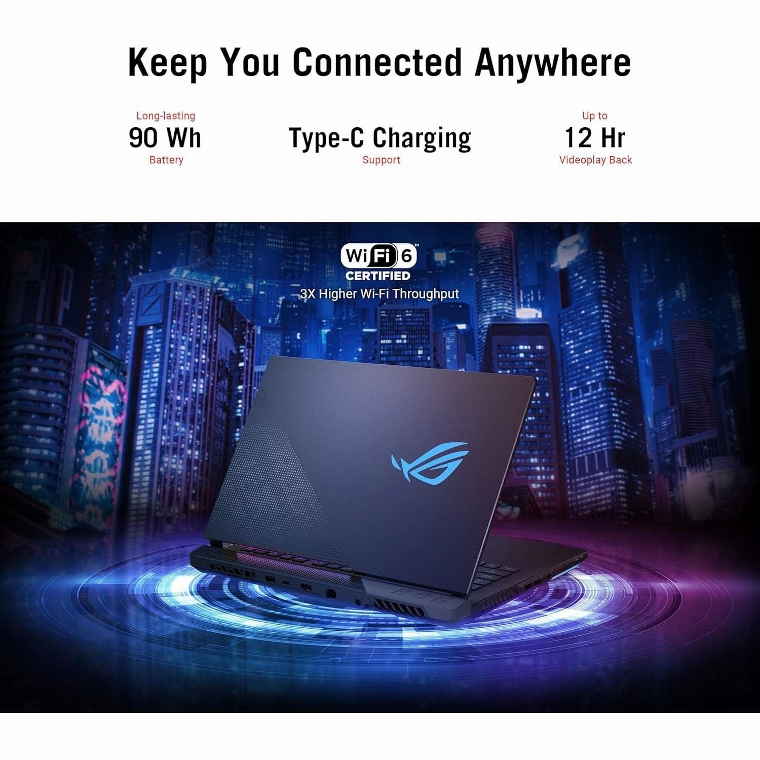 Asus ROG Strix Scar 15 Gaming Laptop, 15.6" 300Hz FHD IPS, AMD Ryzen 9 5900HX, 32GB DDR4 RAM, 2TB SSD, NVIDIA GeForce RTX 3080, RGB Keyboard, Windows 11, Black