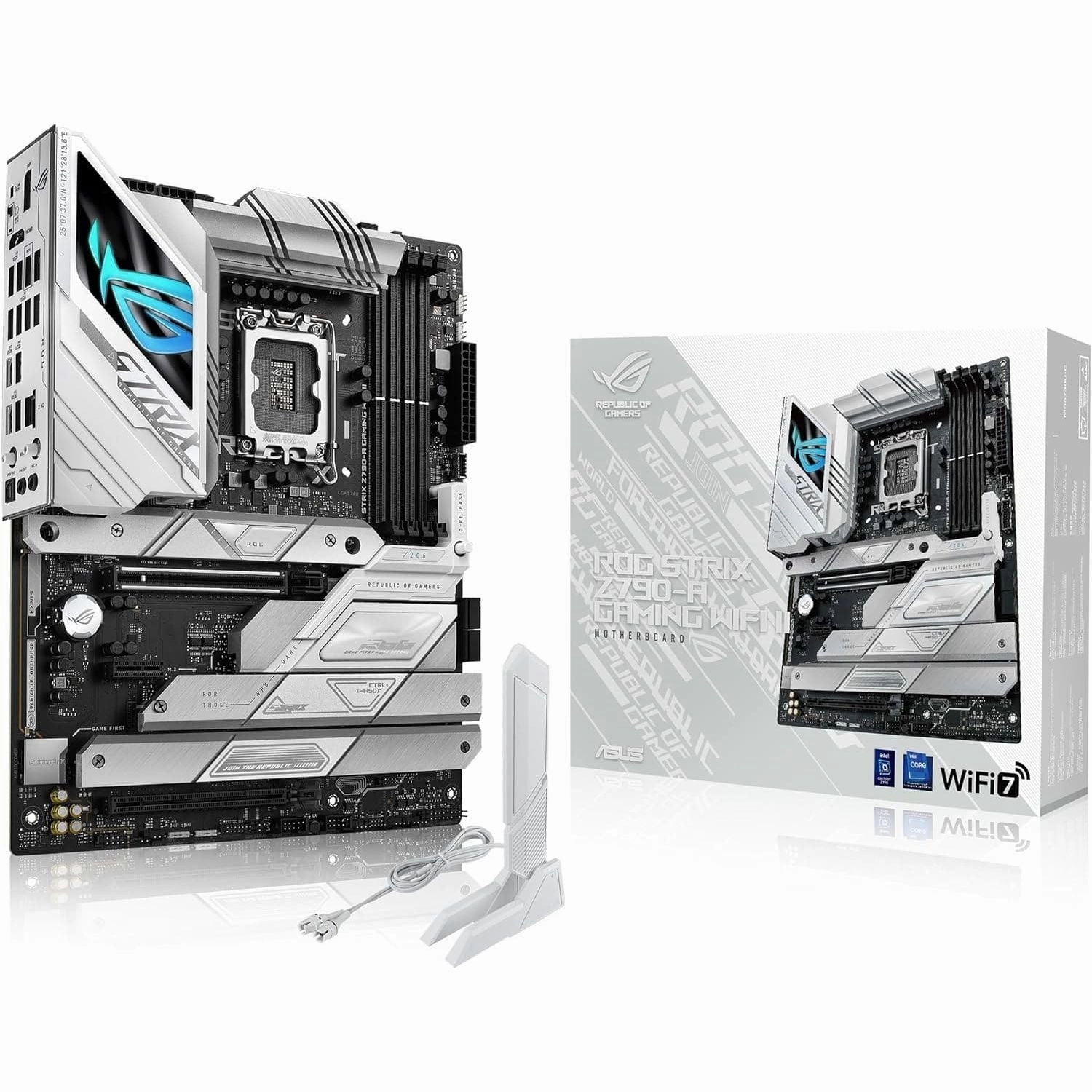 ASUS ROG Strix Z790-A Gaming WiFi II ATX Motherboard | LGA 1700 | Intel 14th/13th/12th Gen | DDR5 | PCIe 5.0 | WiFi 7 | USB-C 20Gbps | 5 M.2 Slots computing devices, pc accessories, cheap computer online