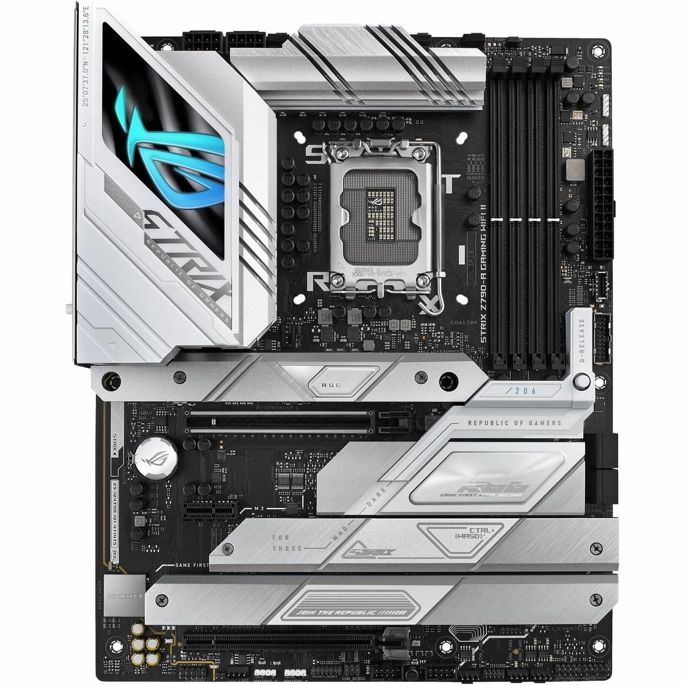 ASUS ROG Strix Z790-A Gaming WiFi II ATX Motherboard | LGA 1700 | Intel 14th/13th/12th Gen | DDR5 | PCIe 5.0 | WiFi 7 | USB-C 20Gbps | 5 M.2 Slots