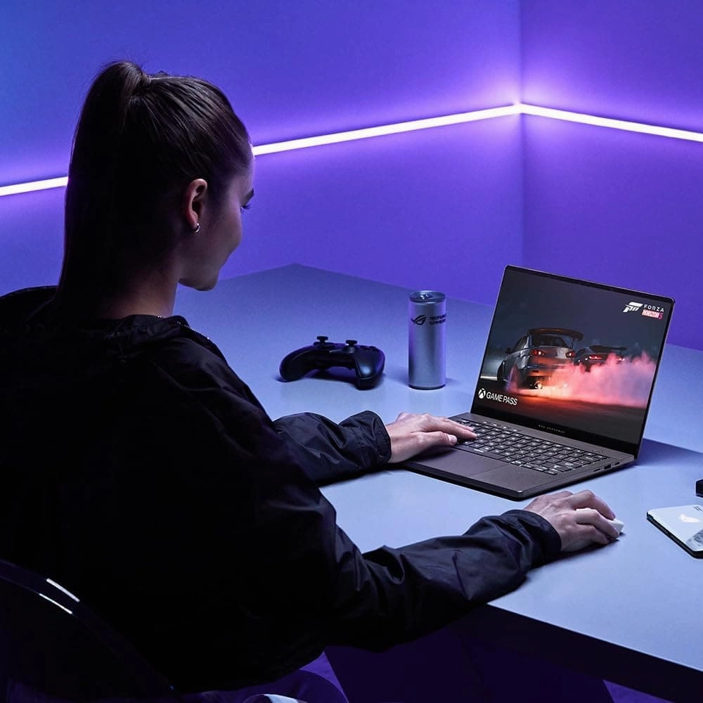 ASUS ROG Zephyrus G14 OLED Gaming Laptop - 14.0" WQXGA  120Hz (AMD Ryzen 9 8945HS, NVIDIA GeForce RTX 4060, 16GB RAM, 1TB PCIe SSD, Windows 11)