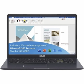 ASUS Vivobook 15 E510MA 15.6" Full HD Laptop (Intel Pentium N5030, 4GB RAM, 128GB eMMC, Windows 11) Includes Microsoft Office 365 computing devices, pc accessories, cheap computer online