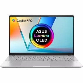 ASUS Vivobook S 15" Laptop - Snapdragon X Elite, 1TB SSD, Silver computer monitors, 4k monitor for work, gaming monitors sale
