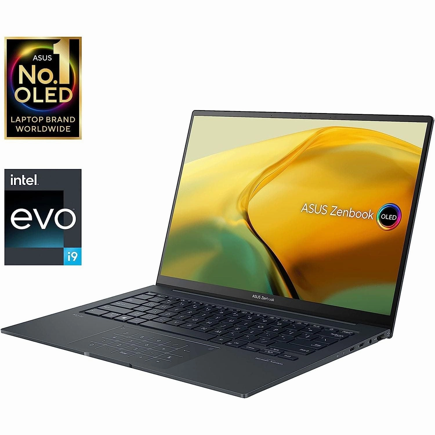 ASUS Zenbook 14X OLED (UX3404VA) - 14.5 Inches - 1TB SSD - 16GB RAM - Intel i9-13900H - 2.8K Touchscreen 120Hz OLED Laptop - Black
