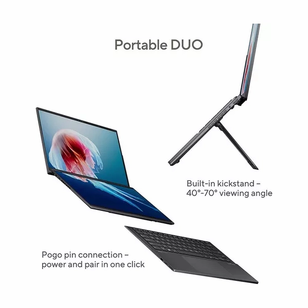 ASUS Zenbook Duo 14" 2-in-1 Laptop - Intel Core Ultra 7, 1TB SSD, Grey (No Retail Packaging)