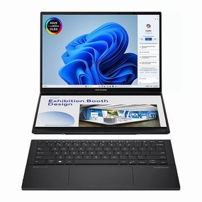 ASUS Zenbook Duo 14" 2-in-1 Laptop - Intel Core Ultra 7, 1TB SSD, Grey (No Retail Packaging) computer monitors, 4k monitor for work, gaming monitors sale