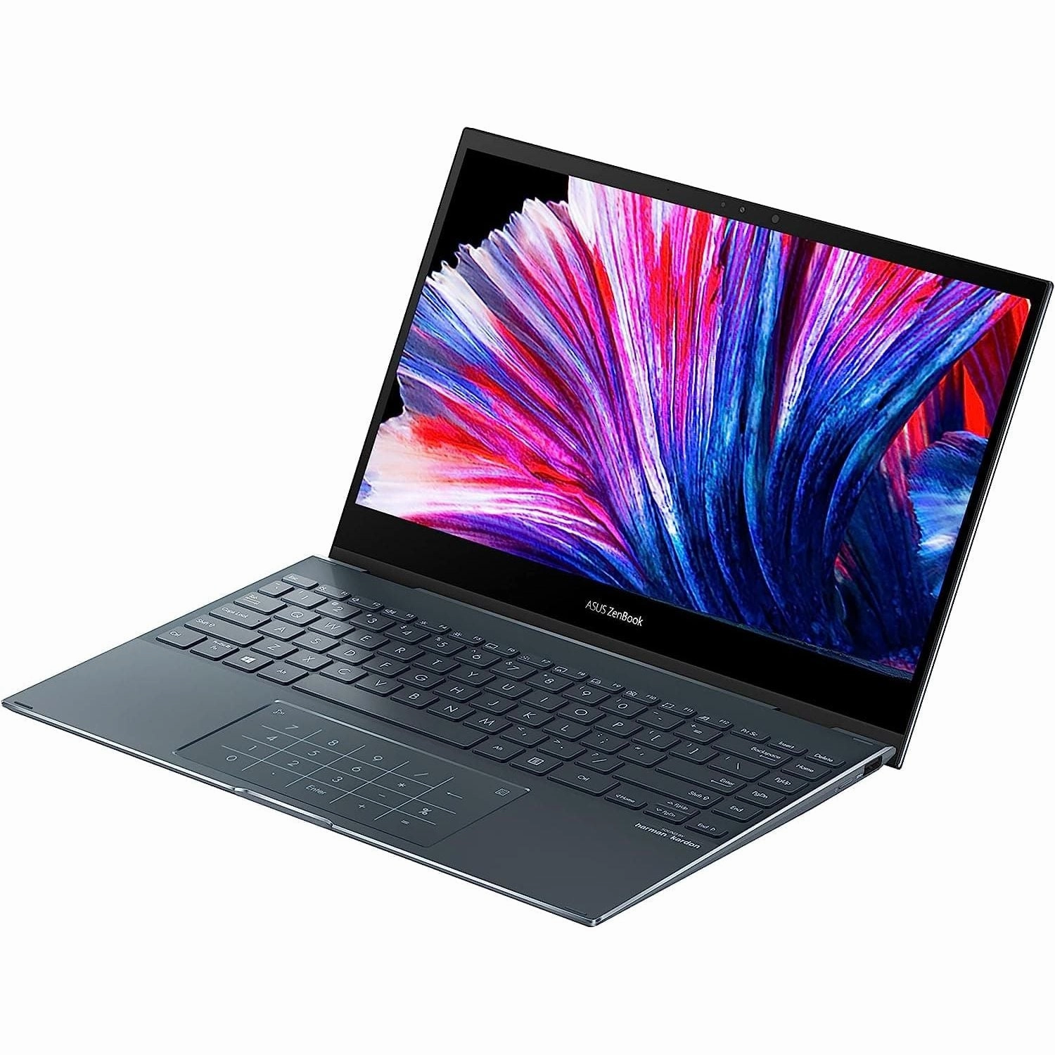 ASUS ZenBook Flip(UX363EA) - 13.3 Inches - 16GB RAM - 1TB SSD - Intel i7-1165G7 - Intel Iris Xe Graphics - Windows 11 Home - Pine Grey