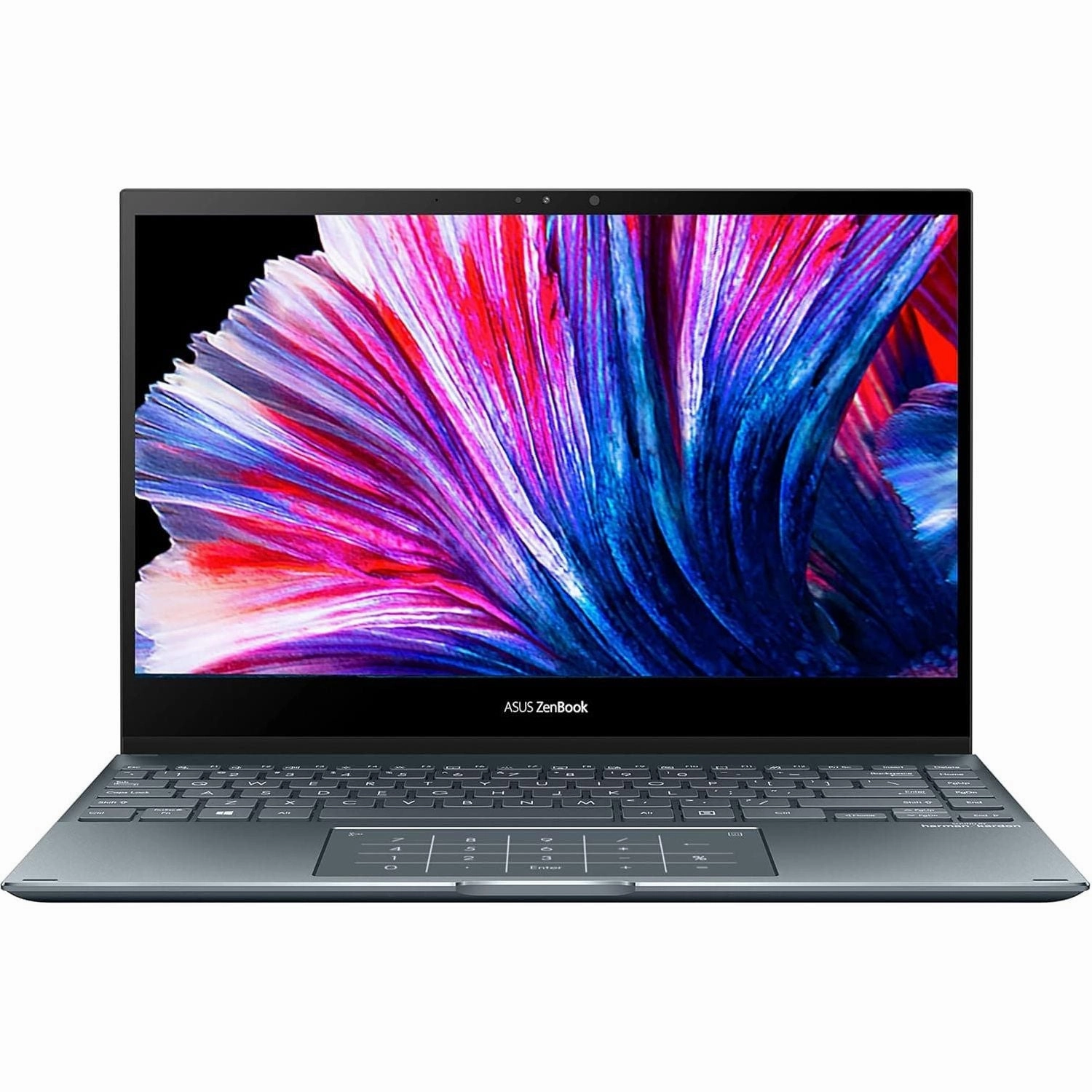 ASUS ZenBook Flip(UX363EA) - 13.3 Inches - 16GB RAM - 1TB SSD - Intel i7-1165G7 - Intel Iris Xe Graphics - Windows 11 Home - Pine Grey