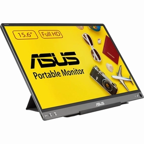 ASUS ZenScreen 15.6" Portable Monitor, 1080P FHD, IPS, USB-C & USB 3.0, Flicker-Free, Blue Light Filter, Smart Cover, Laptop & MacBook Compatible (MB16ACE) retro game consoles, buy sega console, retro gaming accessories