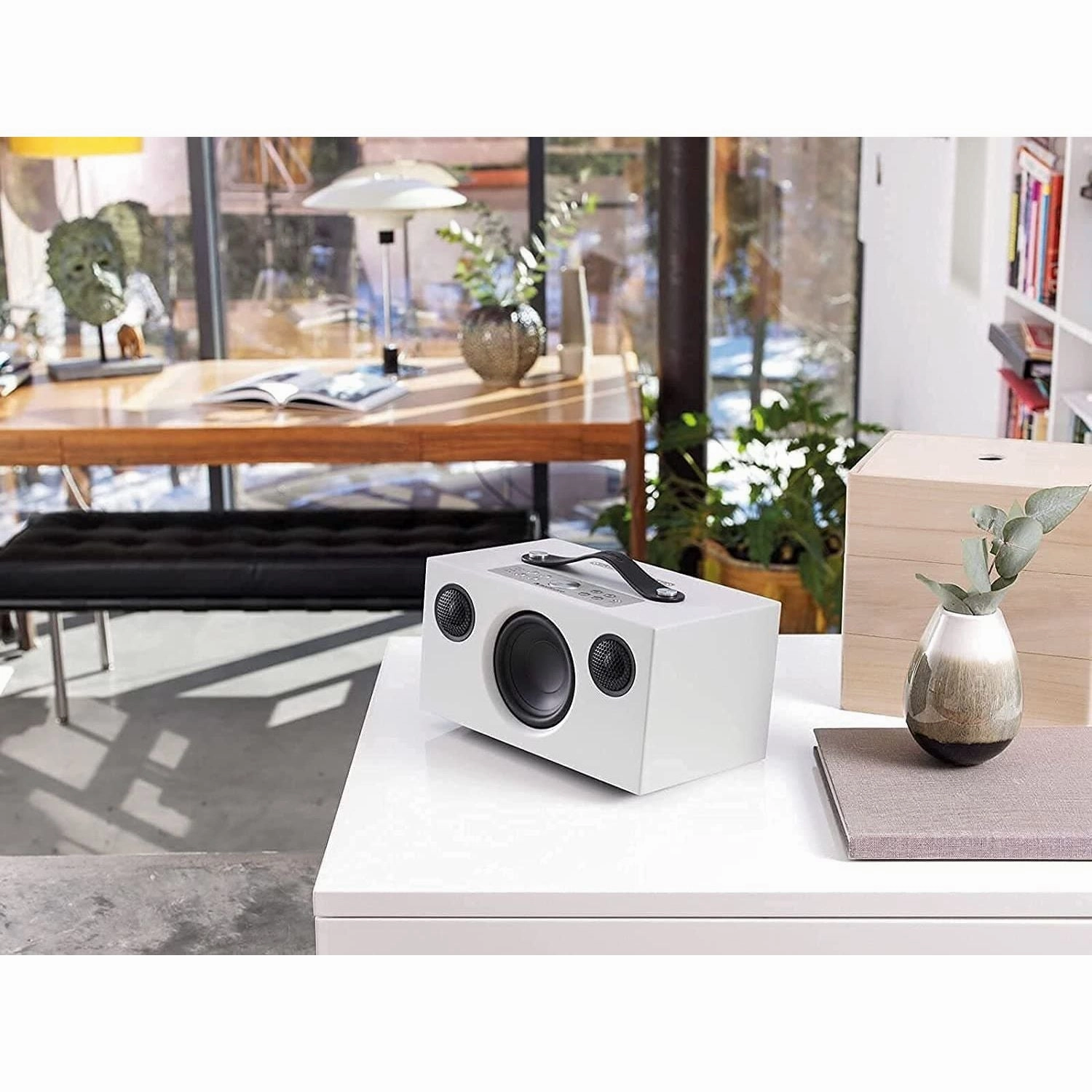 Audio Pro Addon C5A Multiroom Smart Speaker with Built In Amazon Alexa - White