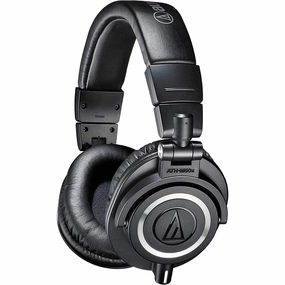 Audio-Technica M50x Professional Monitor Headphones - Black earbuds and headphones, true wireless earbuds, noise cancelling earbuds
