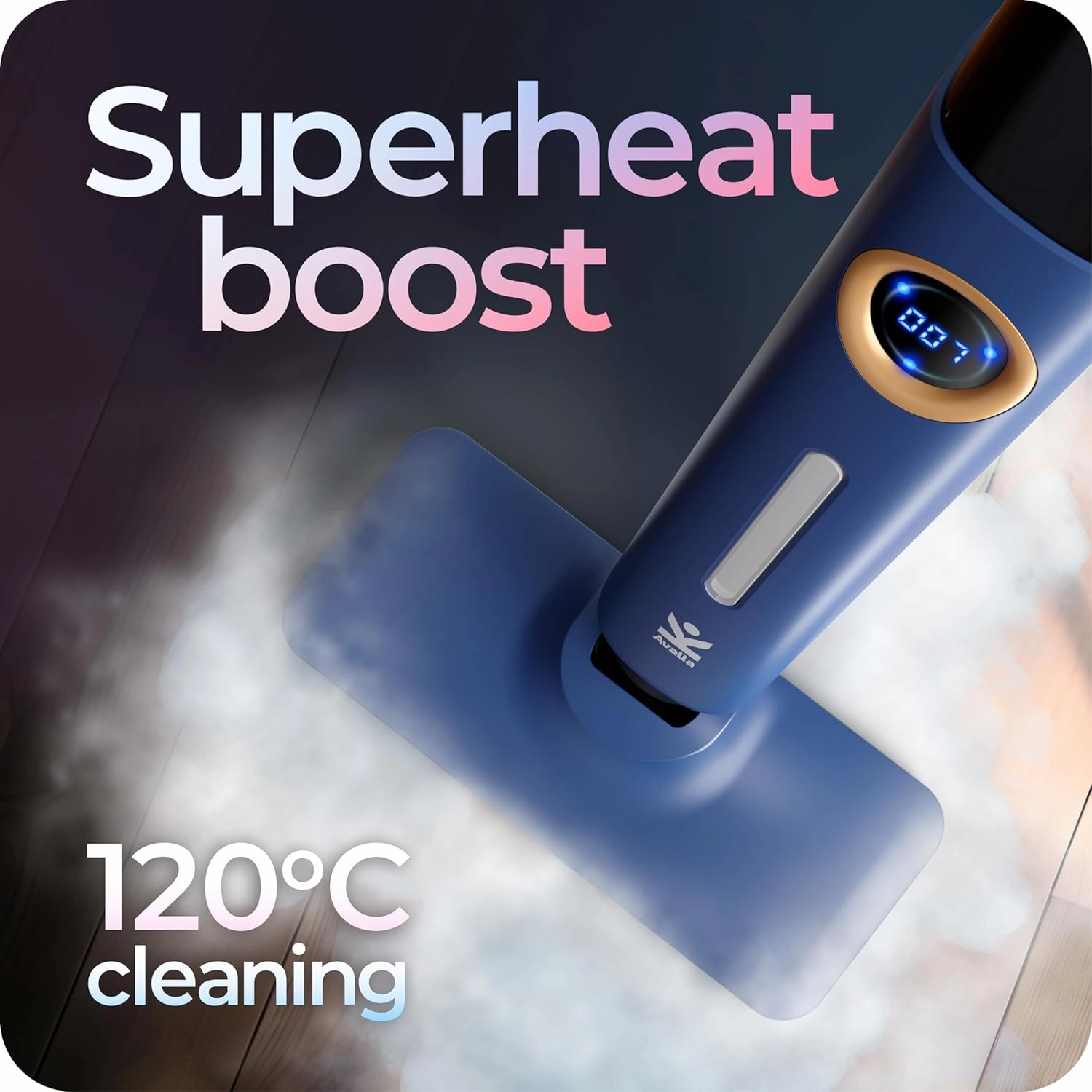 Avalla T-20 high pressure steam mop - blue