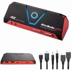 AVerMedia Live Gamer Portable 2 Plus GC513, Game Capture Card, 1080p60 Streaming & Recording, 4K60 Pass-through for PS5, Switch, PC/Mac computing devices, pc accessories, cheap computer online