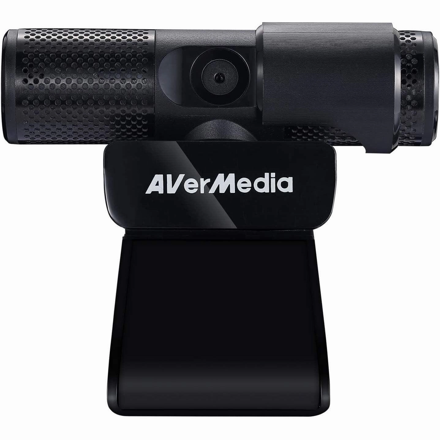 AVerMedia PW313 Live Streamer CAM - Full HD 1080p/30fps Webcam for video calling, Works with Skype, Zoom, FaceTime, Hangouts, PC/Mac/Laptop/ - Black
