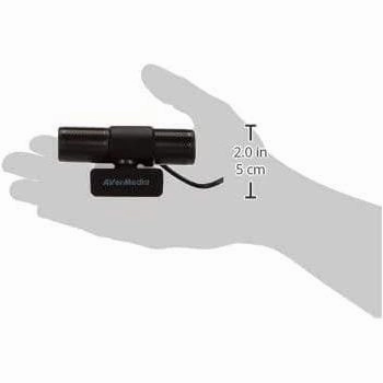 AVerMedia PW313 Live Streamer CAM - Full HD 1080p/30fps Webcam for video calling, Works with Skype, Zoom, FaceTime, Hangouts, PC/Mac/Laptop/ - Black