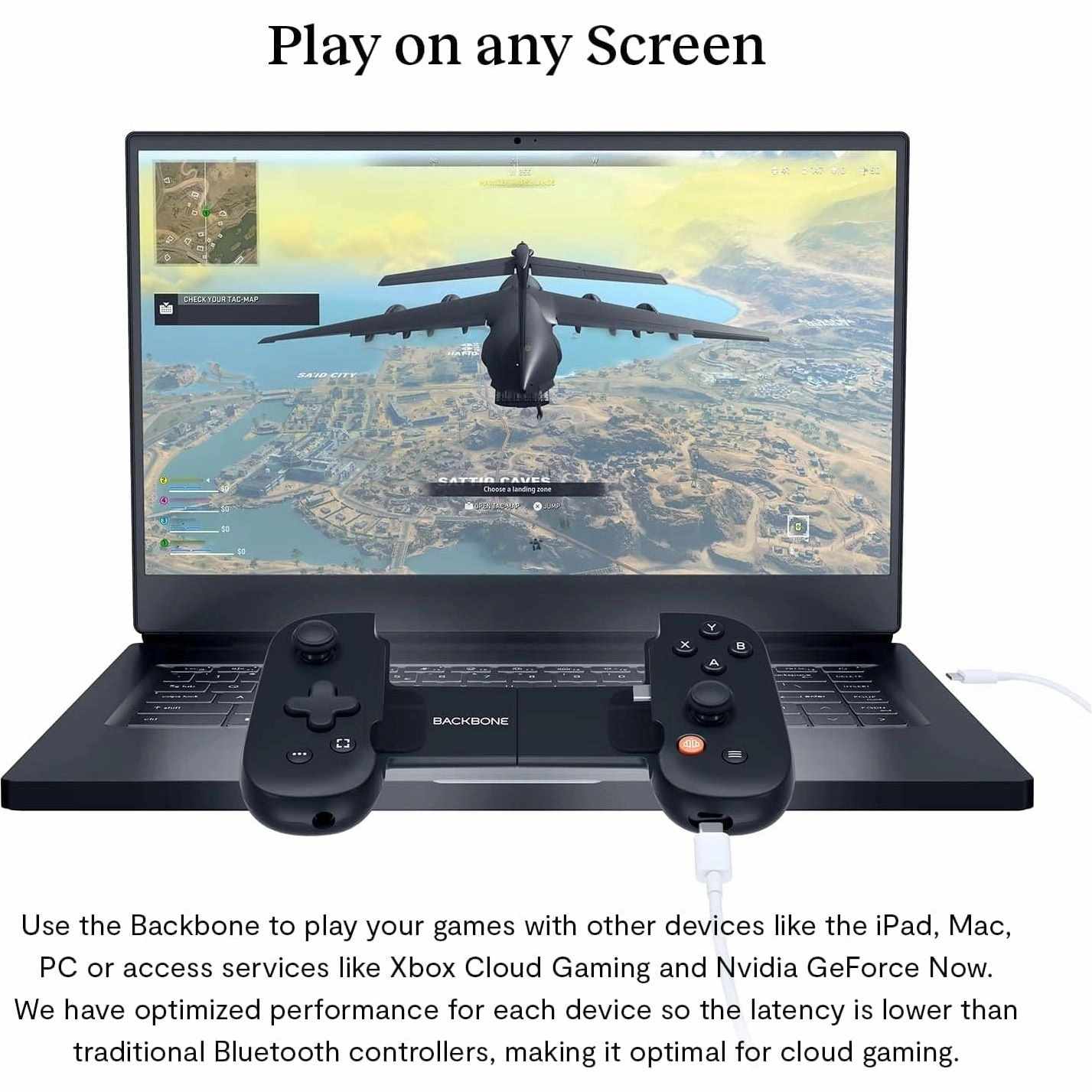BACKBONE One Mobile Gaming Controller for Android (USB-C)  Xbox Edition - Black