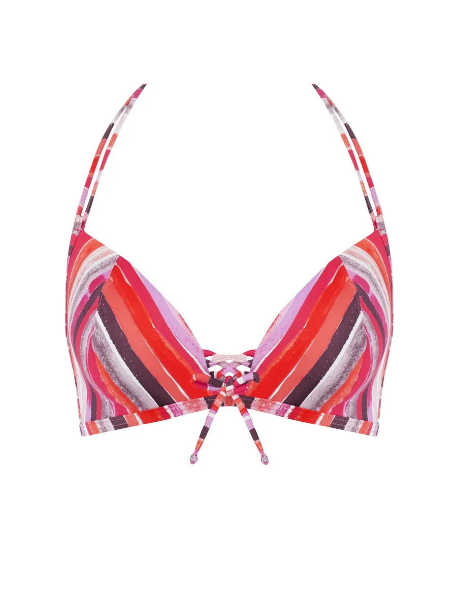 Bali Bay Triangle Bikini Top - Summer Multi