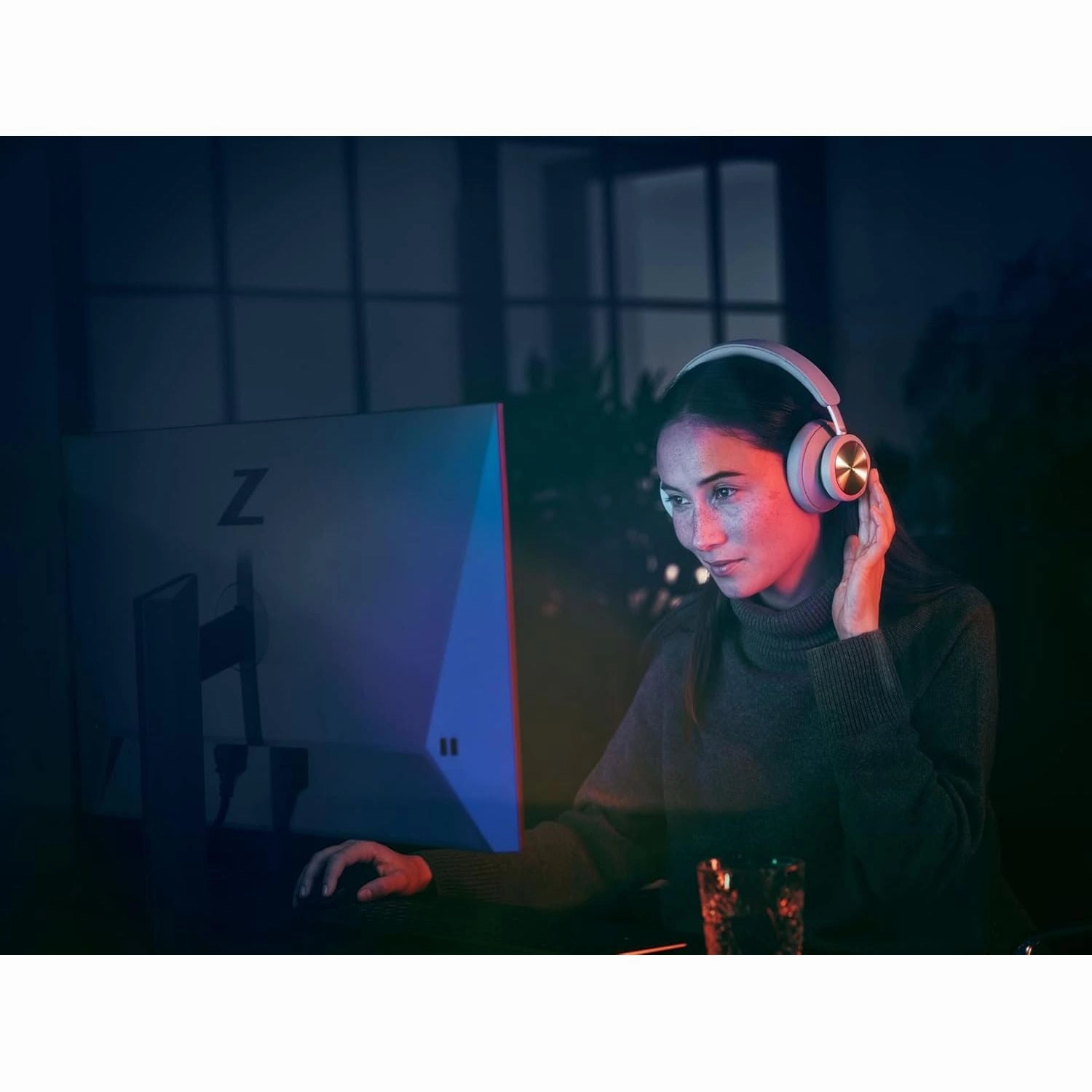 Bang & Olufsen Beoplay - Wireless Bluetooth Gaming Over-Ear Headphones with Active Noise Cancelling and Microphone  Grey Mist