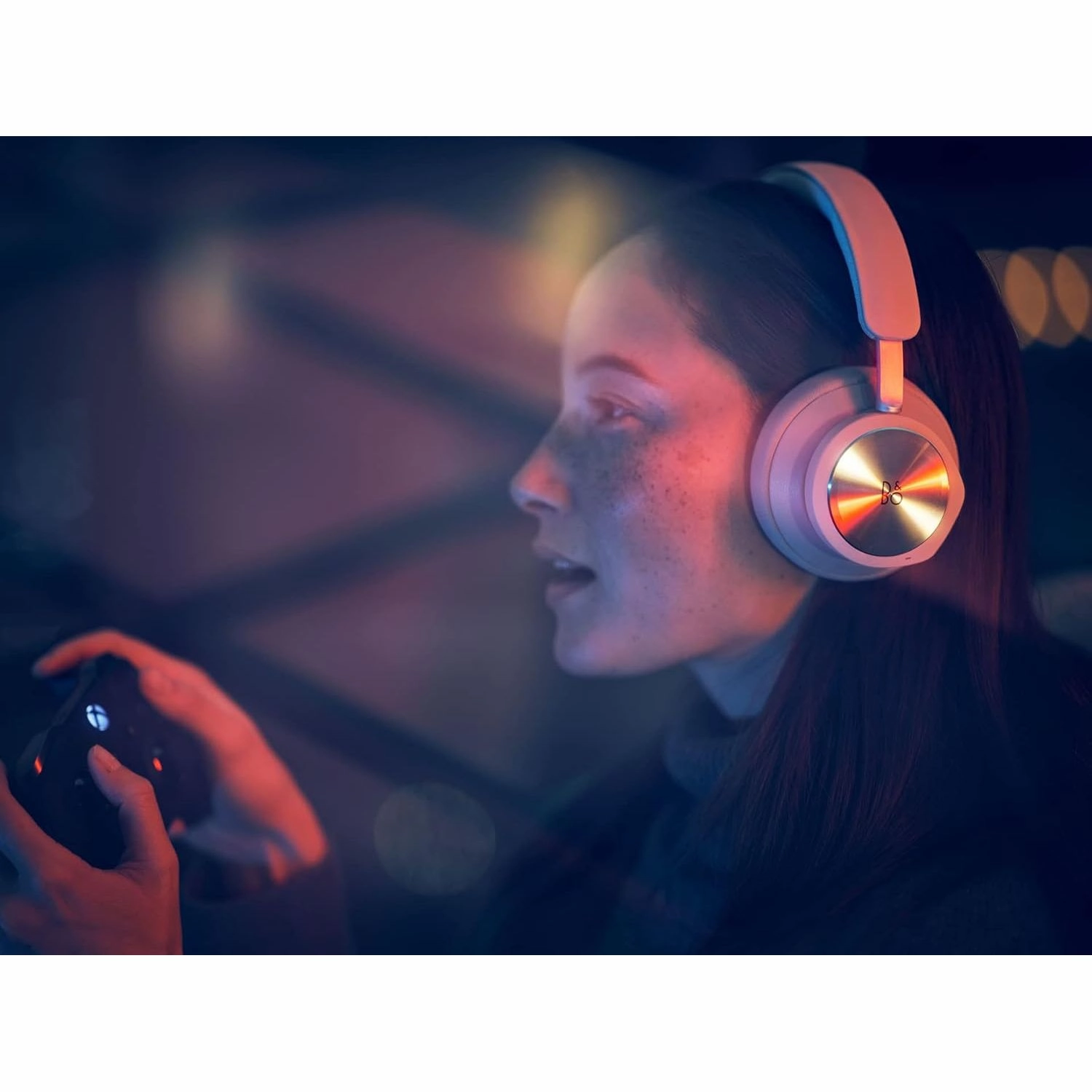 Bang & Olufsen Beoplay - Wireless Bluetooth Gaming Over-Ear Headphones with Active Noise Cancelling and Microphone  Grey Mist