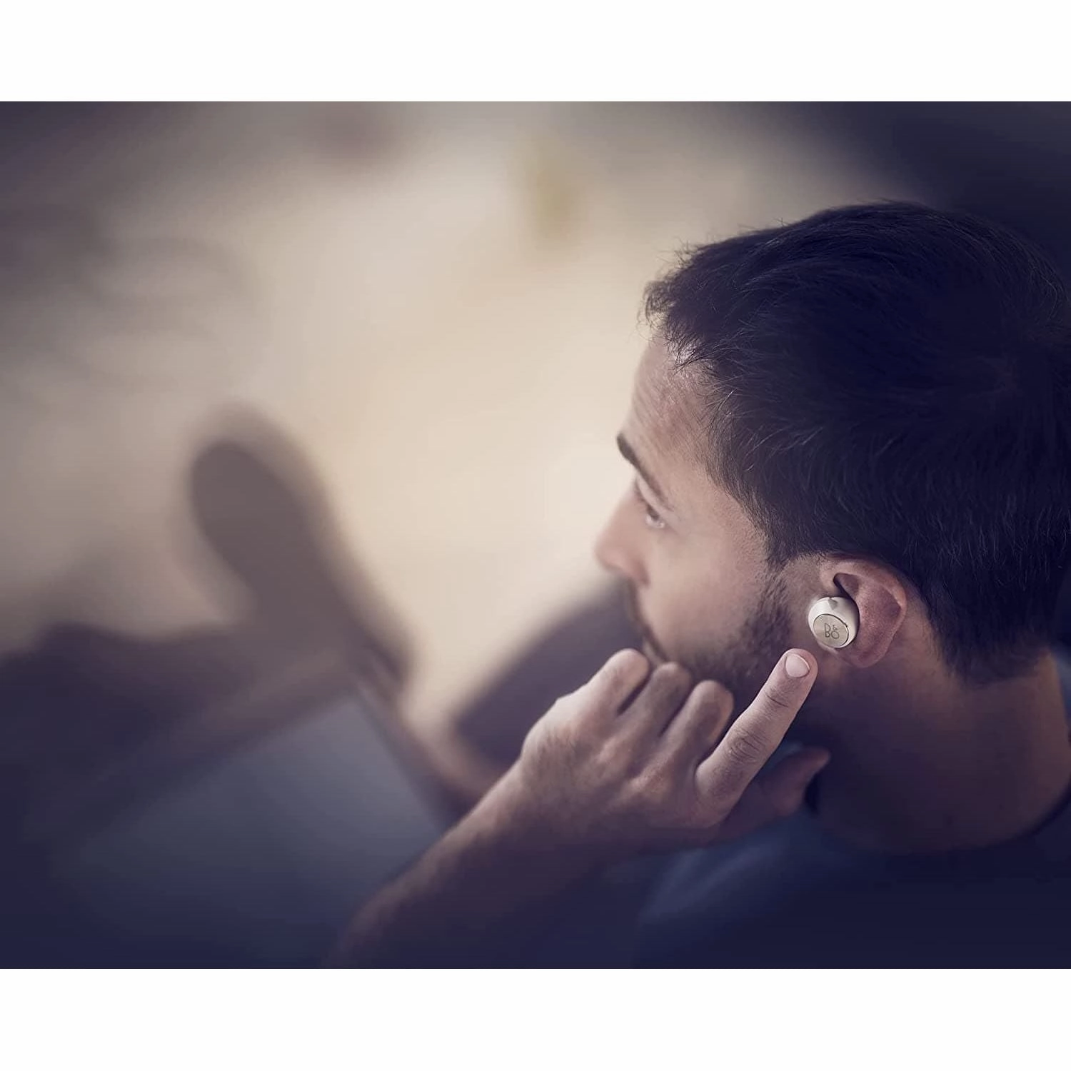 Bang & Olufsen Beoplay EQ Wireless Earphones - Bluetooth, Active Noise Cancelling, 20-Hour Playtime, Sand